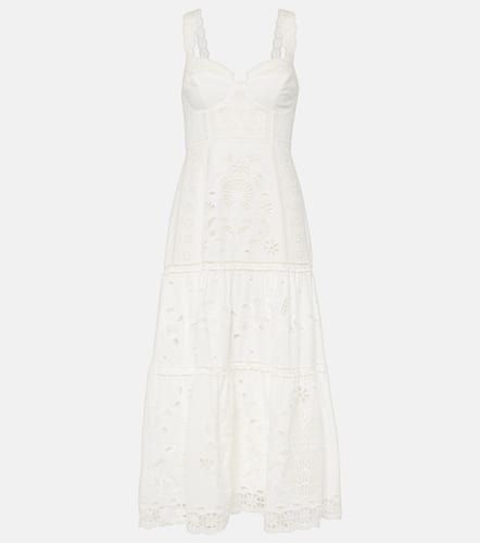 Richelieu broderie anglaise midi dress - Farm Rio - Modalova