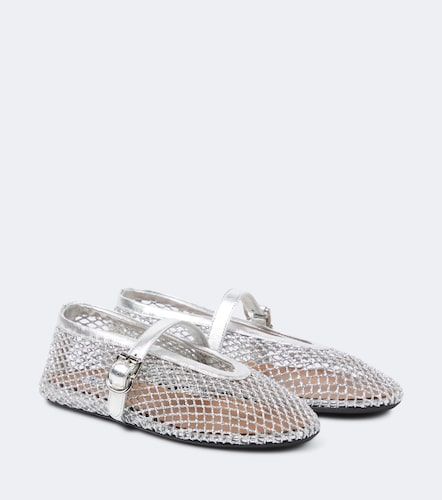 Alaïa Bailarinas Mary Jane de red metalizada - Alaia - Modalova
