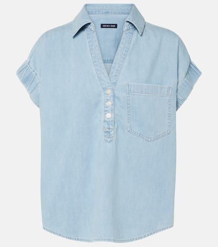 Almera cotton chambray top - Veronica Beard - Modalova