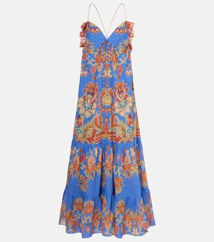 Vestido largo en gasa de algodón estampado - Etro - Modalova