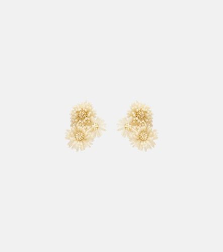 Orecchini a clip Pompom con perline - Oscar de la Renta - Modalova