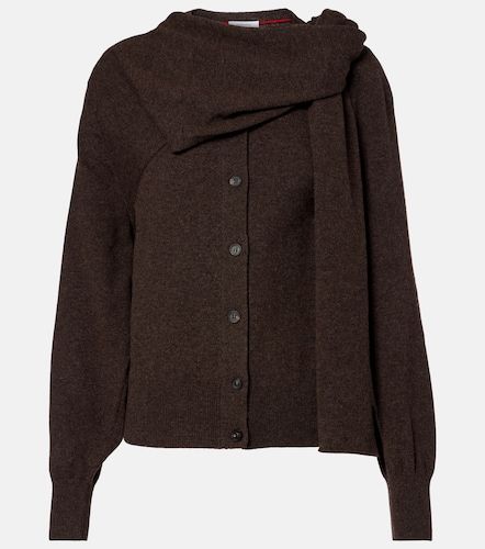 Cárdigan de cachemir drapeado - Ferragamo - Modalova