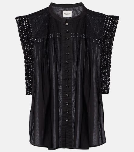 Blusa Grecia in cotone con pizzo - Marant Etoile - Modalova