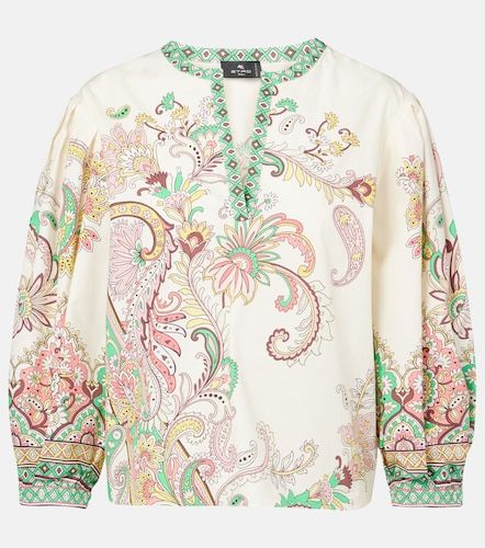 Etro Printed cotton top - Etro - Modalova