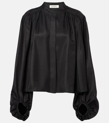 RÃ³he Pleated silk blouse - Rohe - Modalova