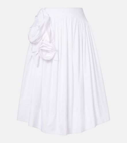 Midirock aus Baumwollpopeline - Simone Rocha - Modalova