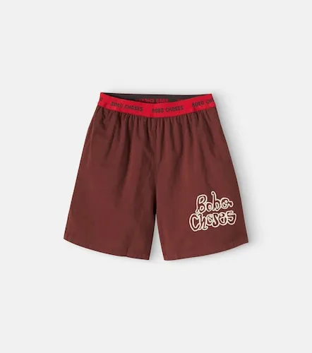 Shorts de algodón con logo - Bobo Choses - Modalova