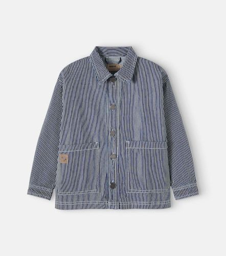 Chaqueta Cole de lona de algodón a rayas - Wheat - Modalova