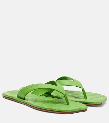 Leaf leather thong sandals - JW Anderson - Modalova