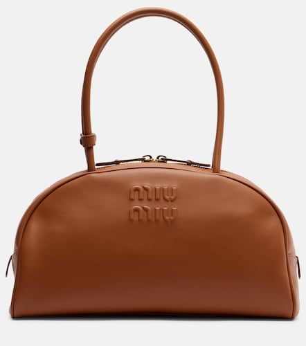 Beau Large leather shoulder bag - Miu Miu - Modalova