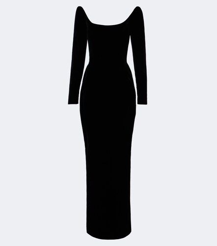 Vestido bustier de terciopelo - Mugler - Modalova
