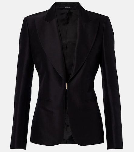 Gucci Silk faille blazer - Gucci - Modalova