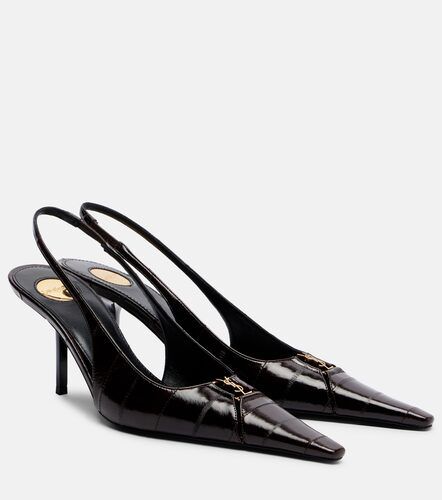 Babylone eel leather slingback pumps - Saint Laurent - Modalova