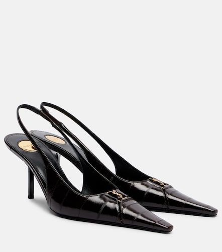 Babylone eel leather slingback pumps - Saint Laurent - Modalova