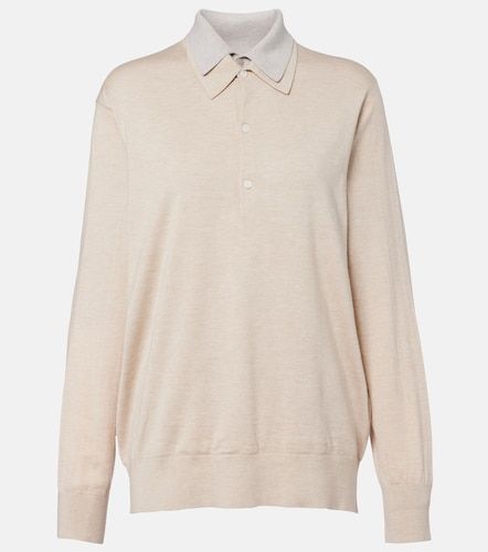 Pullover polo in seta, lana e cashmere - Acne Studios - Modalova