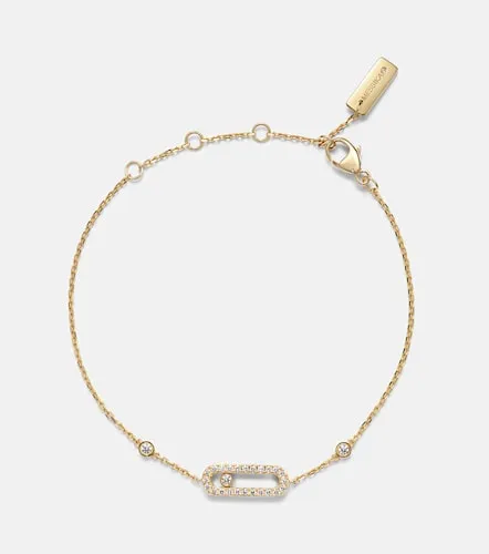 Move Uno 18kt bracelet with diamonds - Messika - Modalova