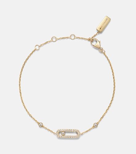 Pulsera Move Uno de oro de 18 ct con diamantes - Messika - Modalova
