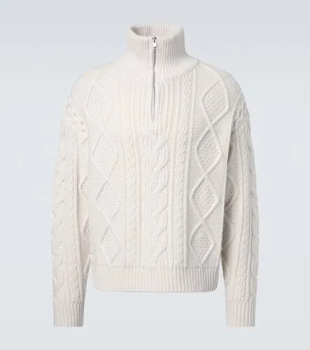 Cable-knit wool and cashmere sweater - Frame - Modalova