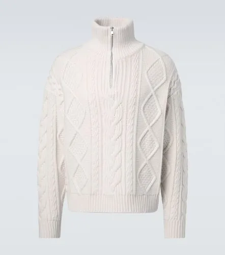Cable-knit wool and cashmere sweater - Frame - Modalova