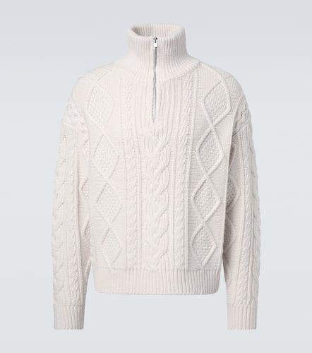Jersey trenzado de lana y cachemir - Frame - Modalova