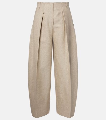 Pantaloni barrel Ovalo in cotone e lino - Jacquemus - Modalova