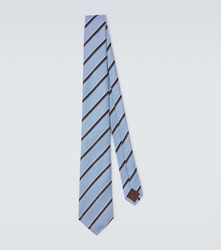 Canali Striped silk tie - Canali - Modalova