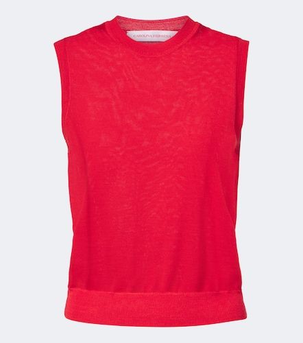 Top in misto lana e seta - Carolina Herrera - Modalova