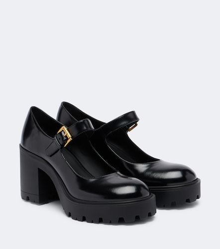 Prada Plateau-Pumps aus Leder - Prada - Modalova