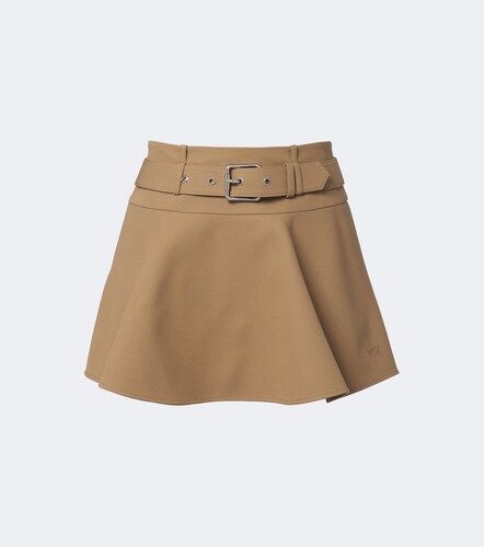 Minigonna in cotone con cintura - Loewe - Modalova