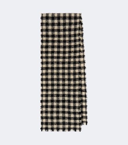 RRL Fringed gingham wool scarf - RRL - Modalova