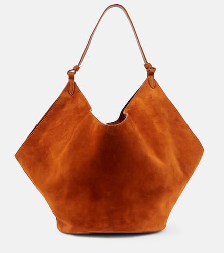 Khaite Borsa Medium Lotus in suede - Khaite - Modalova