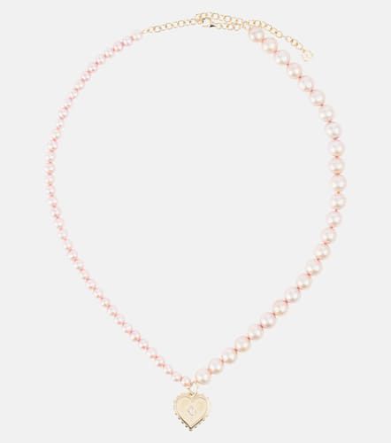 Collana in oro 14kt con perle - Sydney Evan - Modalova