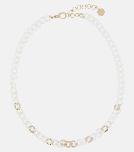 PavÃ© Medium 18kt chain necklace with diamonds - Shay Jewelry - Modalova