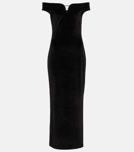 Lucy off-shoulder velvet maxi dress - Nanushka - Modalova