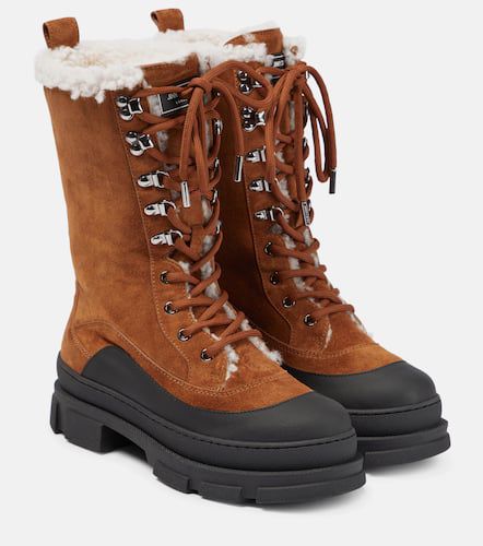 Aldea shearling-lined suede hiking boots - Jimmy Choo - Modalova