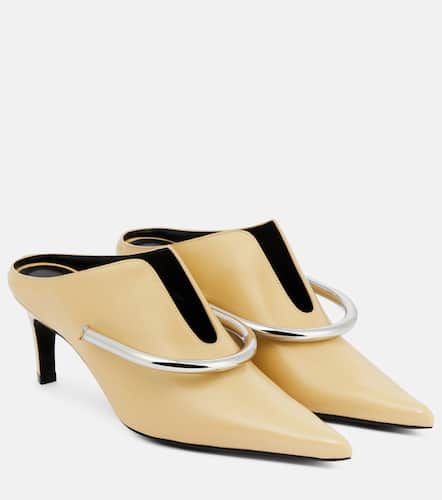 Embellished leather mules - Jil Sander - Modalova