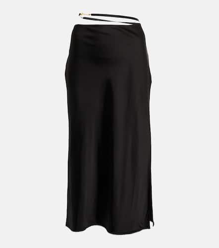 La Jupe Notte satin midi skirt - Jacquemus - Modalova