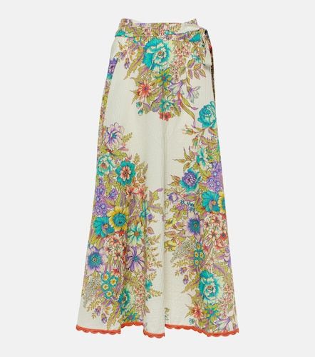 Etro Gonna midi in cotone e seta - Etro - Modalova