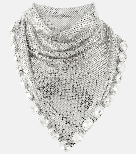 Crystal-embellished chainmail necklace - Rabanne - Modalova