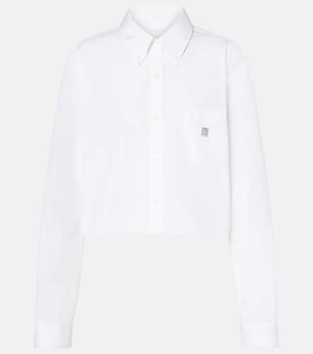 Cropped cotton poplin shirt - Givenchy - Modalova