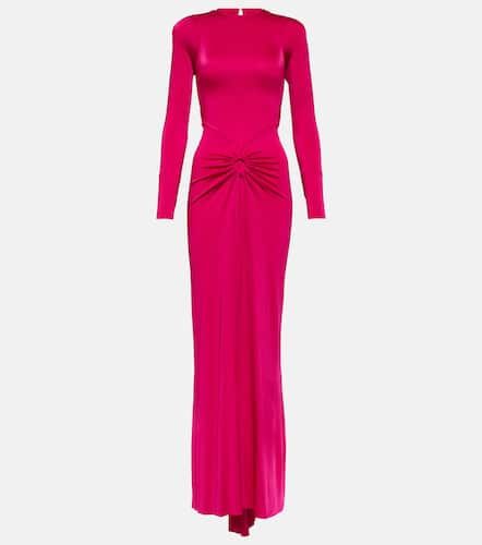 Gathered jersey maxi dress - Victoria Beckham - Modalova