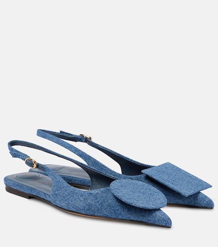 Les Slingbacks Duelo Plates denim flats - Jacquemus - Modalova