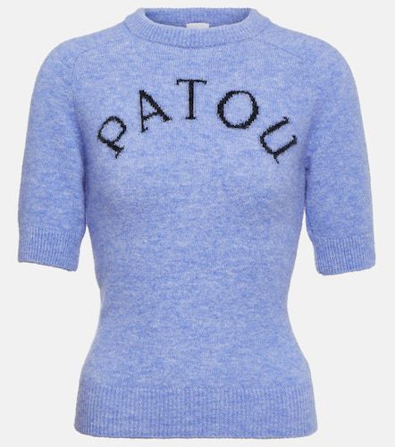 Logo jacquard alpaca-blend sweater - Patou - Modalova