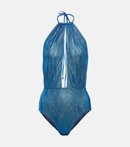 Jacquard halterneck swimsuit - Missoni Mare - Modalova