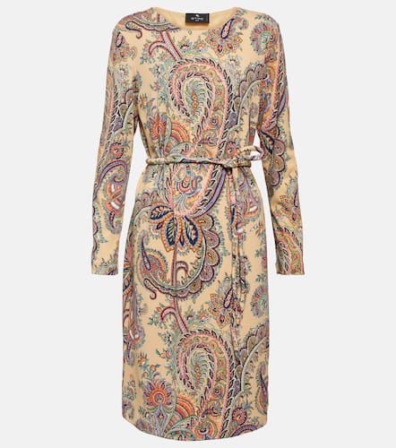 Etro Paisley belted minidress - Etro - Modalova