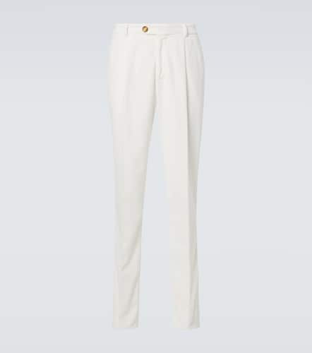 Cotton corduroy slim pants - Brunello Cucinelli - Modalova