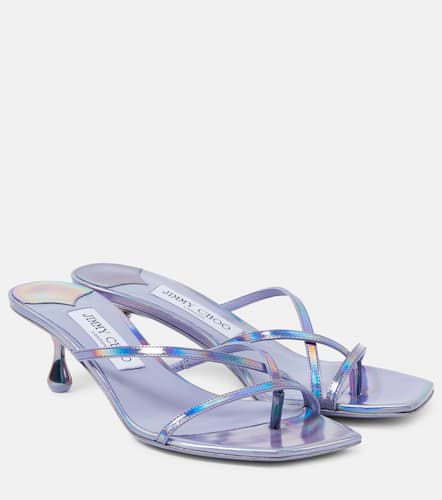 Etana 50 metallic leather mules - Jimmy Choo - Modalova