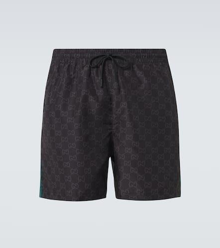 Gucci Web Stripe GG swim trunks - Gucci - Modalova
