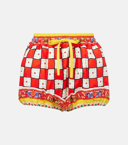 Shorts de algodón estampados - Dolce&Gabbana - Modalova
