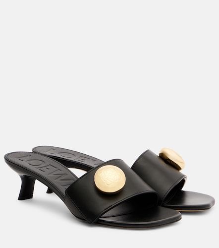 Loewe Mules Pebble 45 de piel - Loewe - Modalova